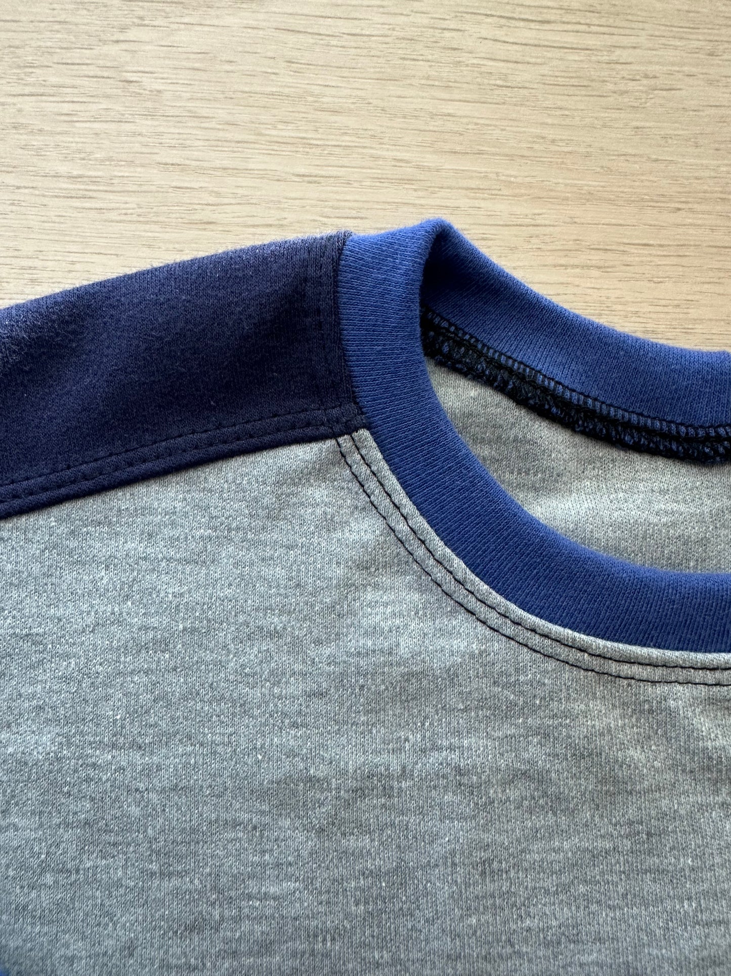 Color Block Pullover - Blues