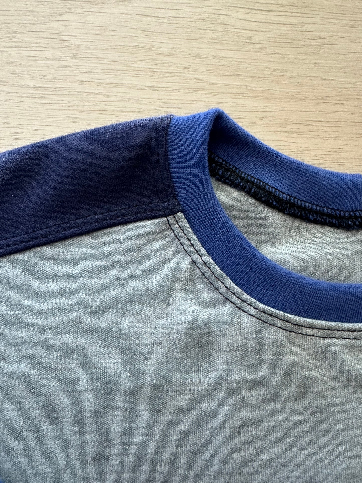 Color Block Pullover - Blues